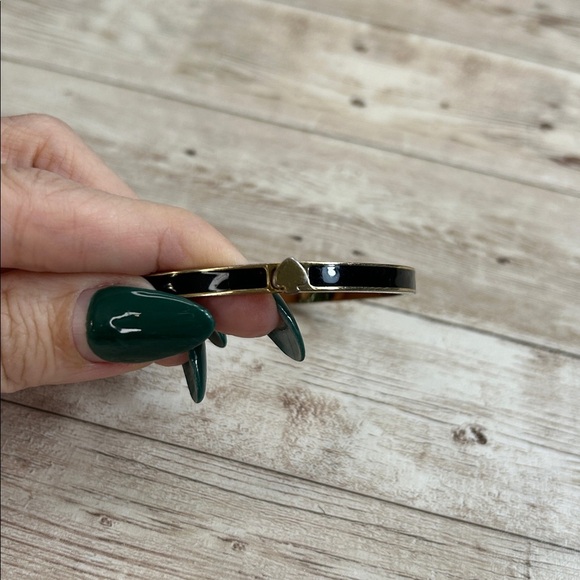 Kate Spade Gold and Black Bangle Bracelet - Picture 3 of 6